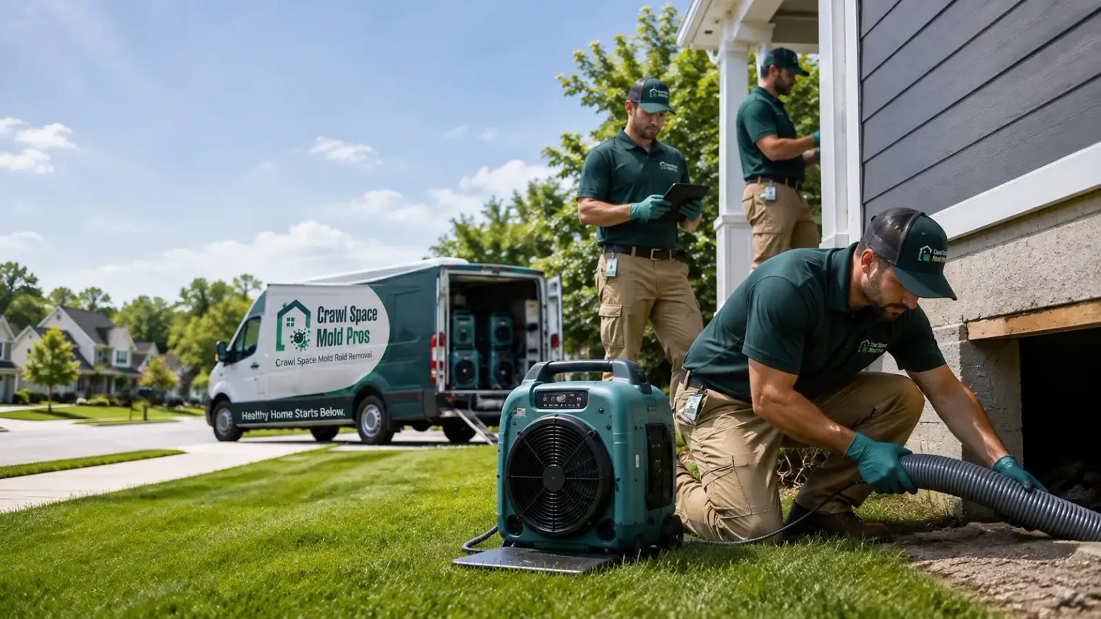 Crawl Space Mold Removal in Loman, MN